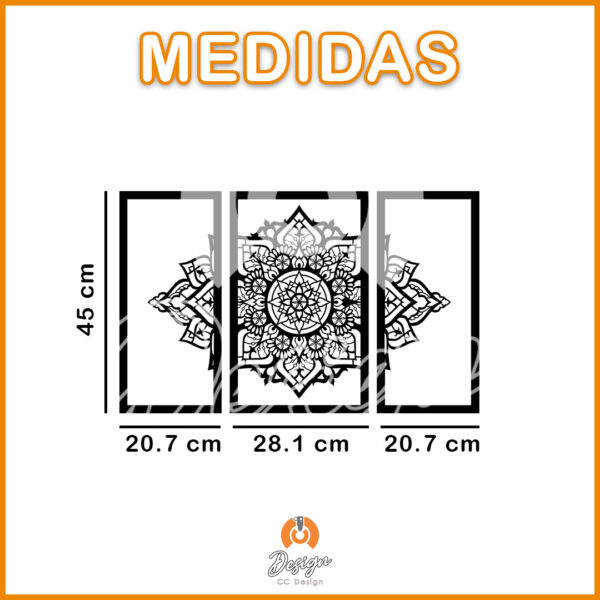 TRIPTICO MANDALA - Imagen 2
