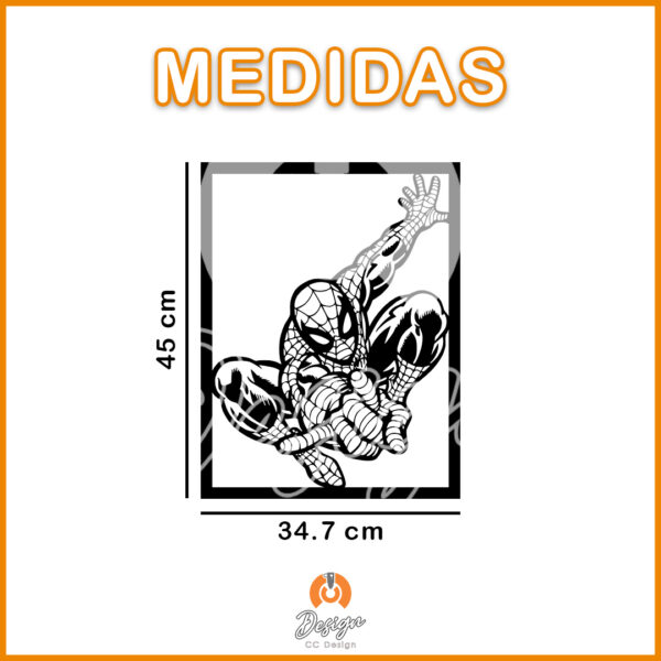 SPIDERMAN RECTANGUALAR - Imagen 2