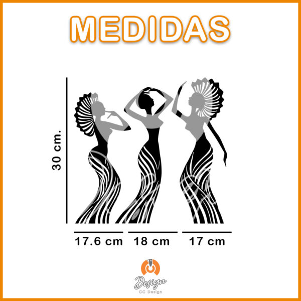 TRIPTICO NEGRAS 2 - Imagen 2