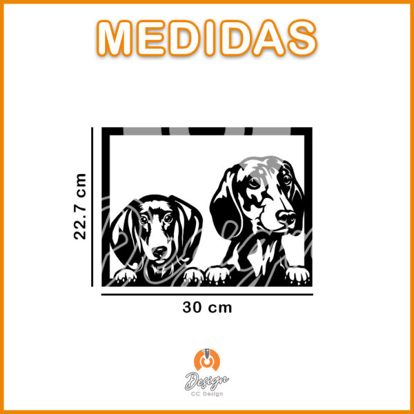 DUO PERROS SALCHICHA - Imagen 2